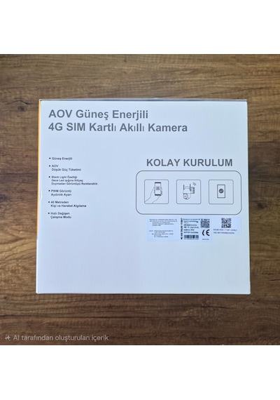 Icampro Icp-74gz 4 Kameralı Aov Güneş Panelli 12mp Kamera Hieasy