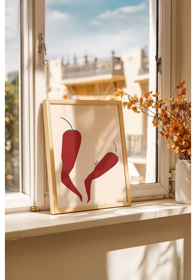 Vintage Kahve Köşesi Ahşap Çerçeveli Poster Tablo 62 Ahşap 01