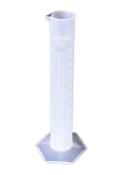 Borox Plastik Mezür 250 Ml Uzun Form Kabartma Skala