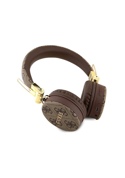 Kulak Üstü Bluetooth Kulaklık Guess Lisanslı Pu Deri Ayarlanabilir Tasarım Kahverengi