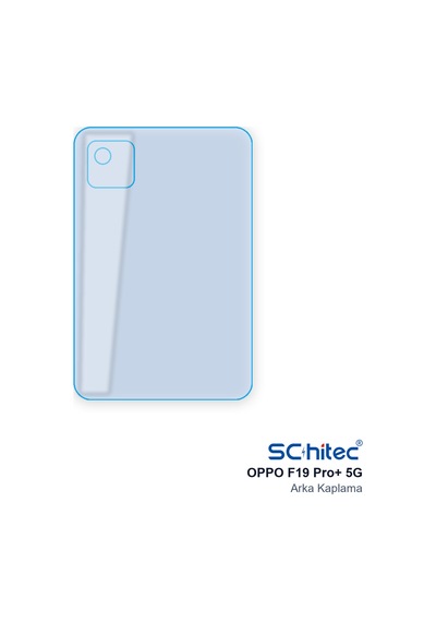 Schitec Oppo F19 Pro+ 5g Uyumlu Arka Yüzey Hidrojel Koruyucu Film