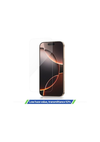 Apple Uyumlu   iPhone 13 / 13 Pro / 14 / 16e Uygulama Aparatlı Ekranı Tam Kaplayan Hd Cam Ekran Koruyucu