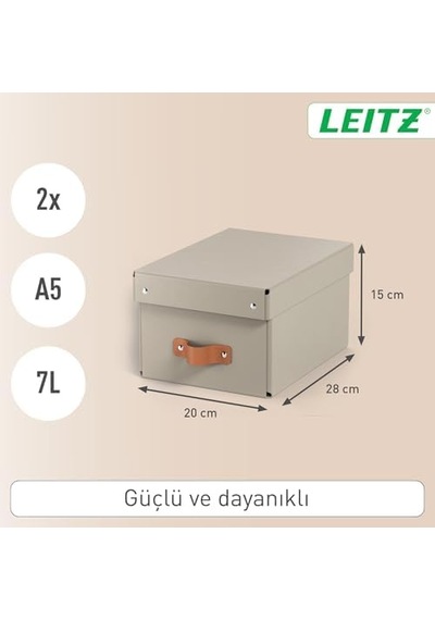 Leitz Puro Saklama Kutusu 2 Li Bej -s 10