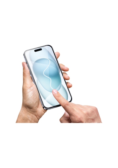 Buff Apple iPhone 15 Uyumlu 5d Hayalet Ekran Easyfit Ekran Koruyucu