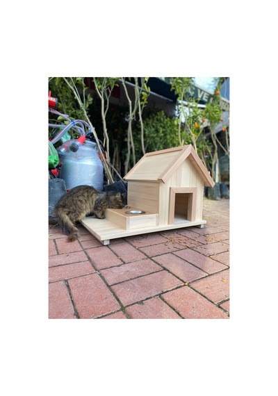 Özel Tasarım İç Ve Dış Mekan Yalıtımlı Kedi Yuvası Kedi Evi