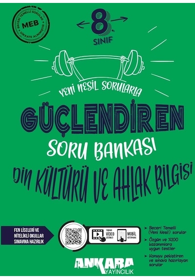 Ankara Yayıncılık 8. Sınıf Din Kültürü Ve Ahlak Bilgisi Güçlendiren Soru Bankası