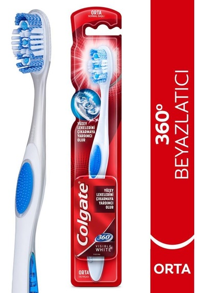 Colgate 360° Visible White Diş Fırçası Medium