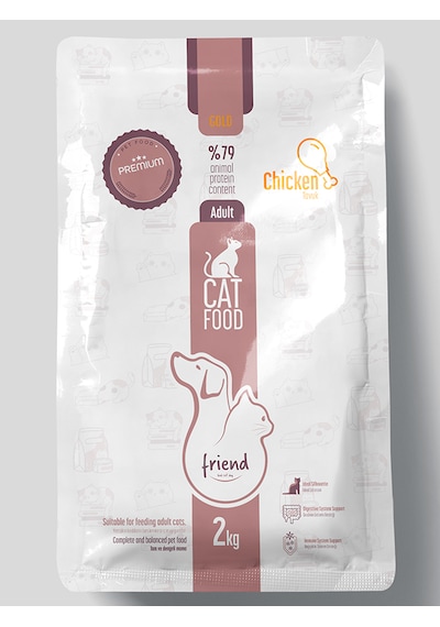 Friend Pet Gold Tavuklu Yetişkin Kedi Maması 2 KG