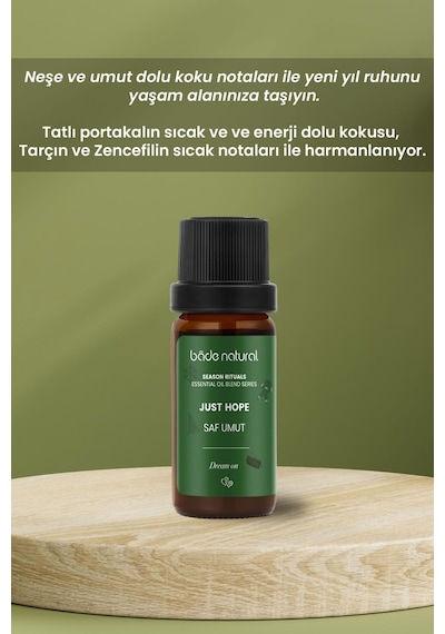 Bade Natural Saf Umut Aromaterapi Karışımı 10 ML