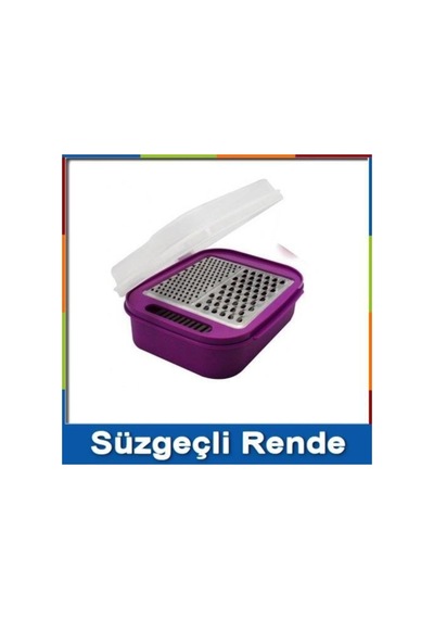 Süzgeçli Sebze Rendesi Saklama Sebze Saklama Kabı Mutfak Rende Plastik Diğer