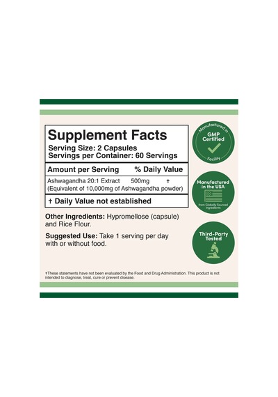 Double Wood Hint Ginseng 20:1 - 120 Caps 500 Mg