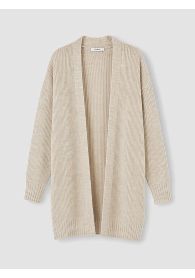 LC Waikiki Lc Waıkıkı Bej Şal Yaka Oversize Kadın Triko Hırka Xl-2xl