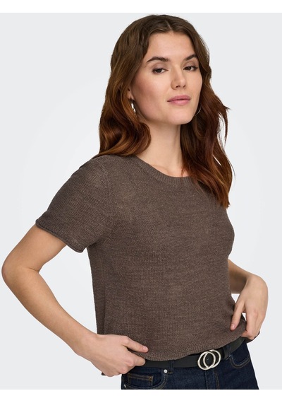 Only Onlsunny Kahverengi Kadın T-shirt 15254282 Kahverengi Only Onlsunny Kahverengi Kadın T-shirt 15254282 Kahverengi