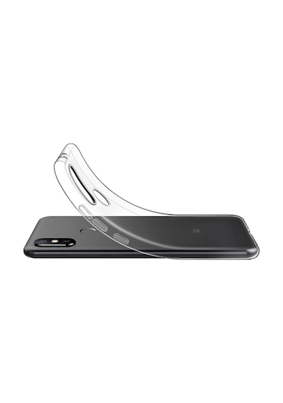 Xiaomi Redmi Note 6 Pro Kılıf Şeffaf Silikon Hibrit Case Renksiz