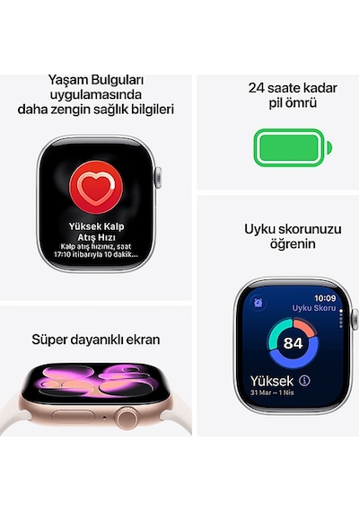 Apple MF8M4TU/A 42 MM Akıllı Saat (Distribütör Garantili)