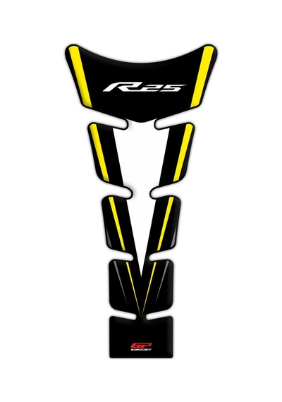 Gp Kompozit Yamaha R25 2015-2018 Uyumlu Tank Pad Seti Sarı