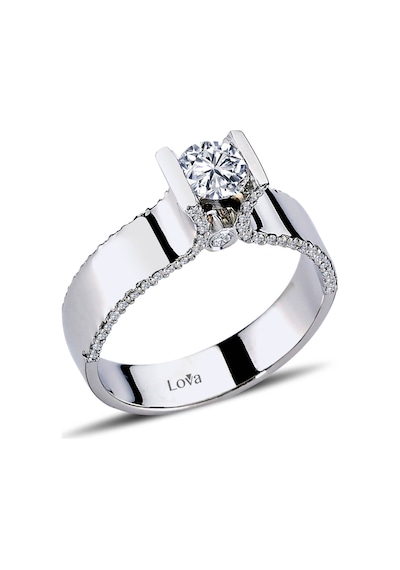 Lova Toplam 0,76 Karat Pırlanta Tektaş Yüzük - 1050168