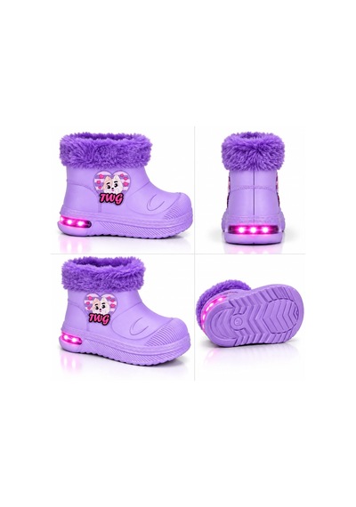 Look Life Su Geçirmez Çocuk Yağmur Botu 525 Mor