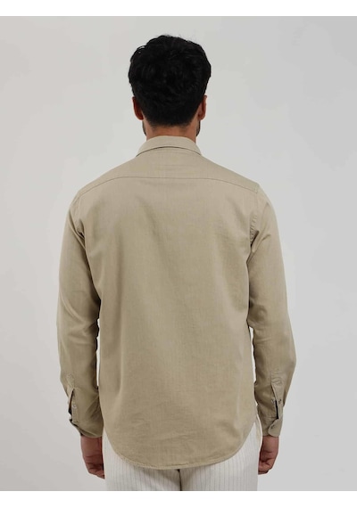 Dufy Bej Erkek Regular Fit Düz Klasik Yaka Uzun Kol Gömlek - 104845-bej Bej Dufy Bej Erkek Regular Fit Düz Klasik Yaka Uzun Kol Gömlek - 104845-bej Bej