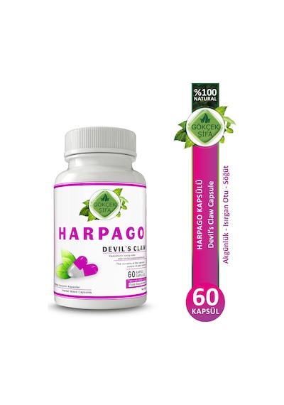 Gökçek Şifa 1000 MG Harpago (Devil's Claw Capsule) 60 Kapsül