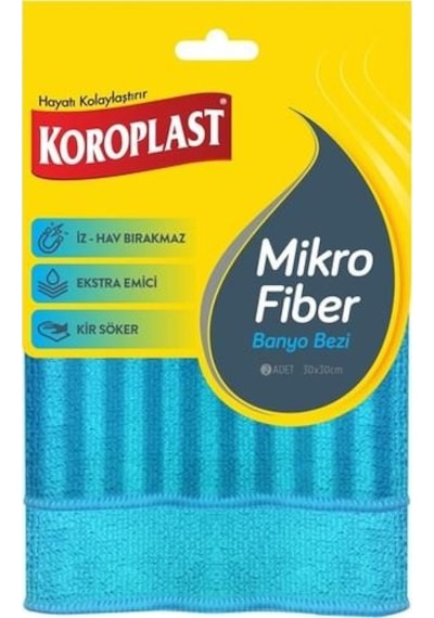 Koroplast Mikrofiber Banyo Bezi 2 Li