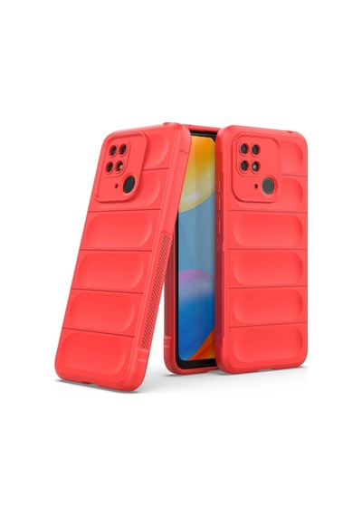 Xiaomi Redmi 10c Uyumlu Kılıf Optimum Silikon - Kırmızı