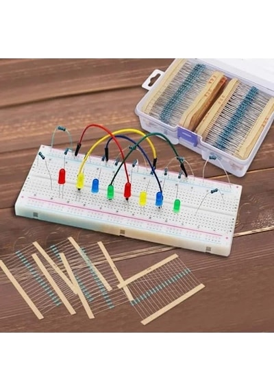 Direnç Seti, 1 Ohm - 10 Mega Ohm Arası 130 Çeşit 2600 Parça
