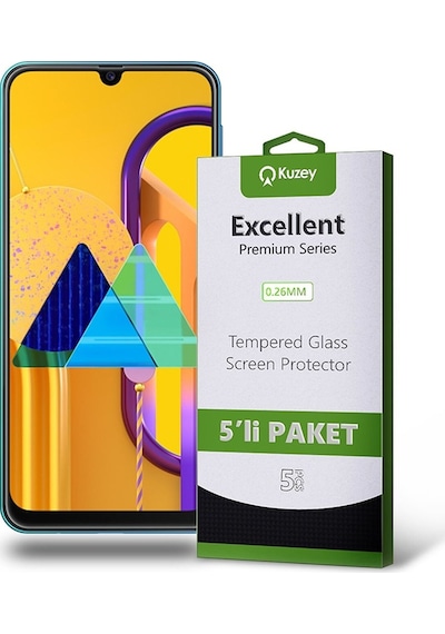 Samsung Uyumlu Galaxy M30S Ekran Koruyucu Cam 5 Adet Ekonomik Paket (554292900) 20 Tl Fark Ile Apple  iPhone Hızlı Şarj Kablosu