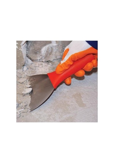 Feyza Yapı Plastik Saplı Metal Spatula Sıva Duvar Macun Boya Kazıma Ispatulası 12 Cm Takılabilir Sap