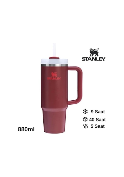 Stanley Quencher H2.o Flowstate Tumbler Pipetli Termos 0.8l Pipetli Matara Bordo
