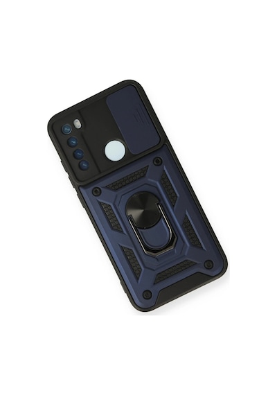 Newface - 991 - Xiaomi Redmi Note 8 Kılıf Pars Lens Yüzüklü Silikon - Aconcept - - Lacivert