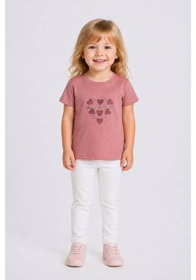 Yale Kids 3-8 Yaş Kız Çocuk %95 Pamuklu Tişört Mürdüm Yale Kids 3-8 Yaş Kız Çocuk %95 Pamuklu Tişört Mürdüm