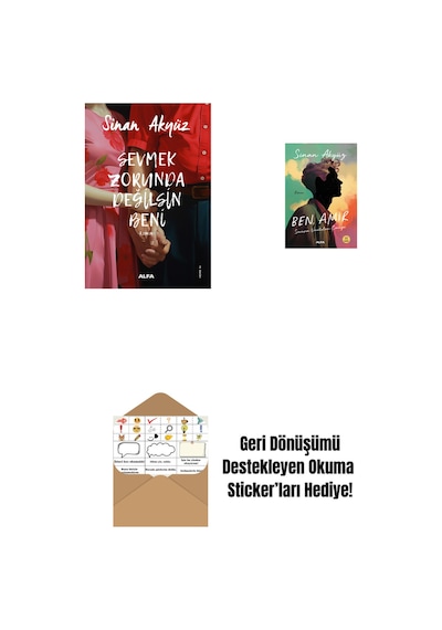 Sevmek Zorunda Değilsin Beni + Ben Amir + Okuma Sticker'ları