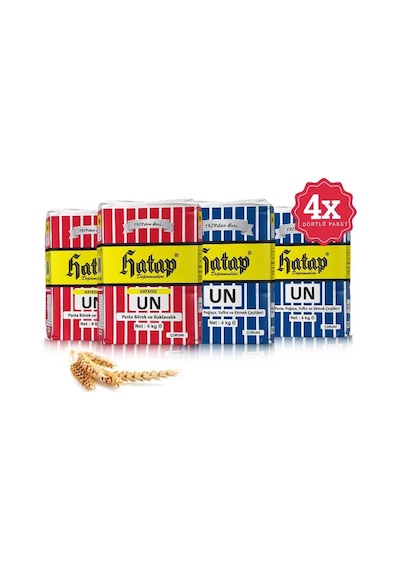 Hatap Lüks Un 2 x 4 KG + Çok Amaçlı Un 2 x 4 KG
