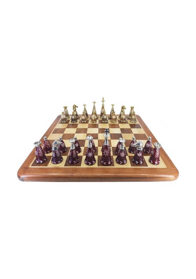 Prestij Serisi Ahşap Satranç Takımı 38 CM