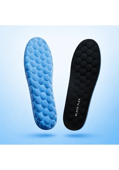 Black Flex Memory Foam Hafızalı Darbe Emici 3d Point Destekli İç Tabanlık