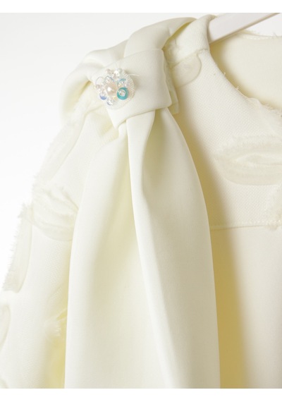 Xo Kids Kız Çocuk Elbise 4-8 Yaş 1606 Ekru