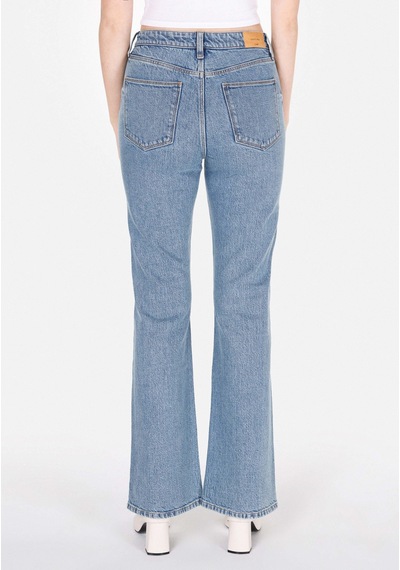 Colin's Colins Regular Fit Orta Bel Geniş Paça Kadın Yeşil Jean Pantolon Cl1073222 Q1.v1 Dn40496 Denim