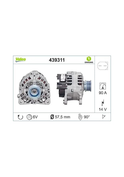 Vw Passat B5 Sarj Dinamosu 1.9 Tdi 1997-2001 Afn Avg Valeo 439311