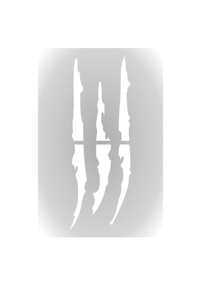 30 X 10 Cm Monster Pençe Oto Sticker Araba Far Sticker Siyah Kırmızı Mavi Sarı Beyaz