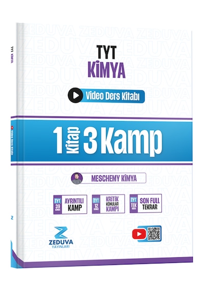 Zeduva Meschemy Kimya Tyt Kimya 1 Kitap 3 Kamp Video Ders Kitabı