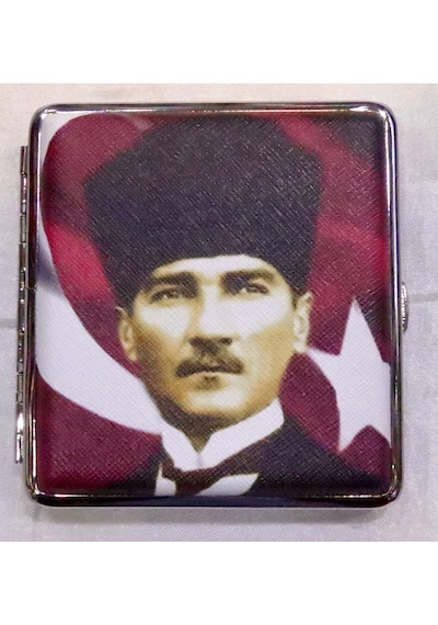 Sigara Tabakası(Küçük sigara için)9.50 cm/9.50 cm Boyut-ATATÜRK