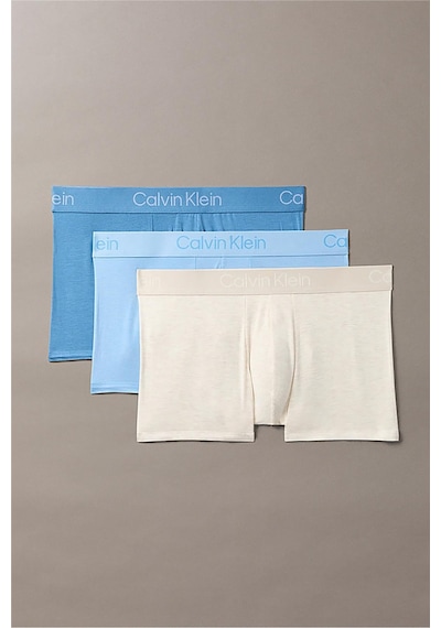 Calvin Klein Trunk 3pk Erkek 3lü Boxer-14930 Beıge