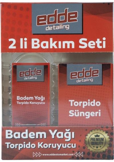 Araba Araç Oto Torpido Koruyucu Koruma Badem Yağı Ve Torpido Süngeri 2'li Set