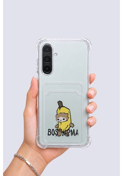 Hepsi Samsung Galaxy Uyumlu A36 Kartlıklı Boş Yapma Desenli Kılıf Najmaddin Çok Renkli