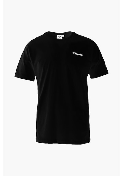 Hummel Jullian 912390-2001 Siyah Erkek Günlük Tişört Siyah