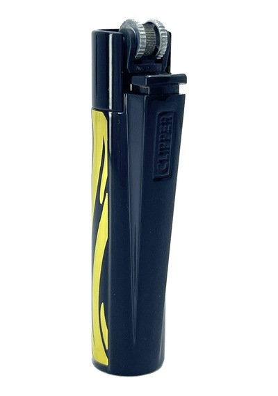 Clipper Metal Özel Elegant Serisi Çakmak - Gilded Flow Siyah