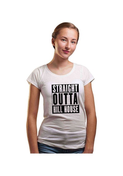 The Haunting Of Hill House Straight Outta Hill House Kadın Tshirt