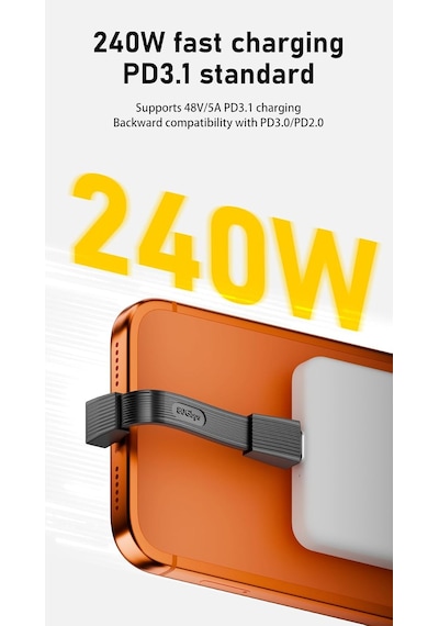 Usb-c To Usb-c 42mm Kısa Kablo, 240w Pd3.1 Hızlı Şarj, 80gbps Veri Aktarımı, 8k 60hz Görüntü Desteği, Thunderbolt Uyumlu, Usb4, Laptop Tablet Telefon İçin Ultra Kısa Adaptör Kablo Otgb