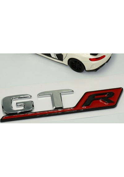 Dk Benz Gt R Kırmızı Krom Abs 3m 3d Bagaj Logo Amblem